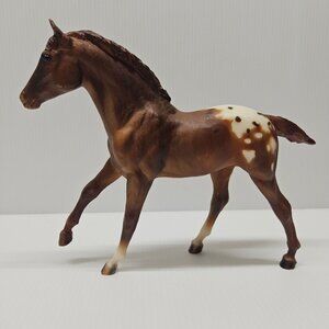 Breyer Action Stock Horse 763 Chestnut Appaloosa Foal 1999-2001 Brown White